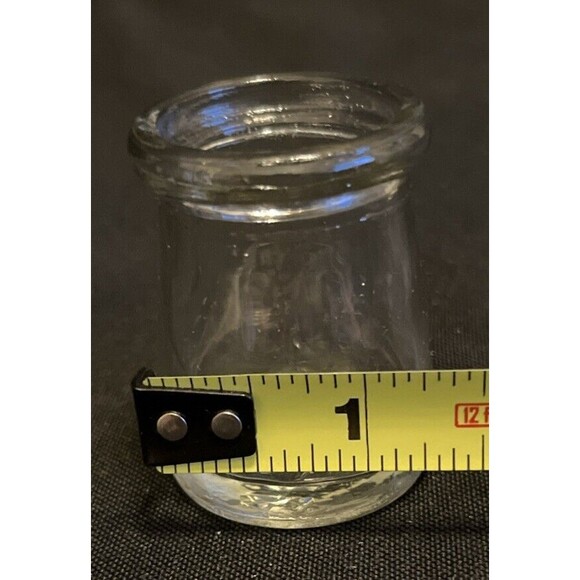 Vintage Hand Blown Medicine Bottle & Individual Creamer Bottle No Lids - Picture 5 of 9